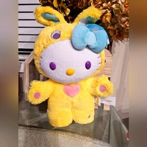 NEW 2024 SANRIO Hello Kitty Easter Musical Side Stepper “Bunny Hop” Plush